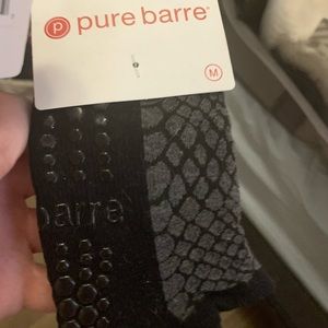 Pure Barre Snake Night Jungle Socks - Medium